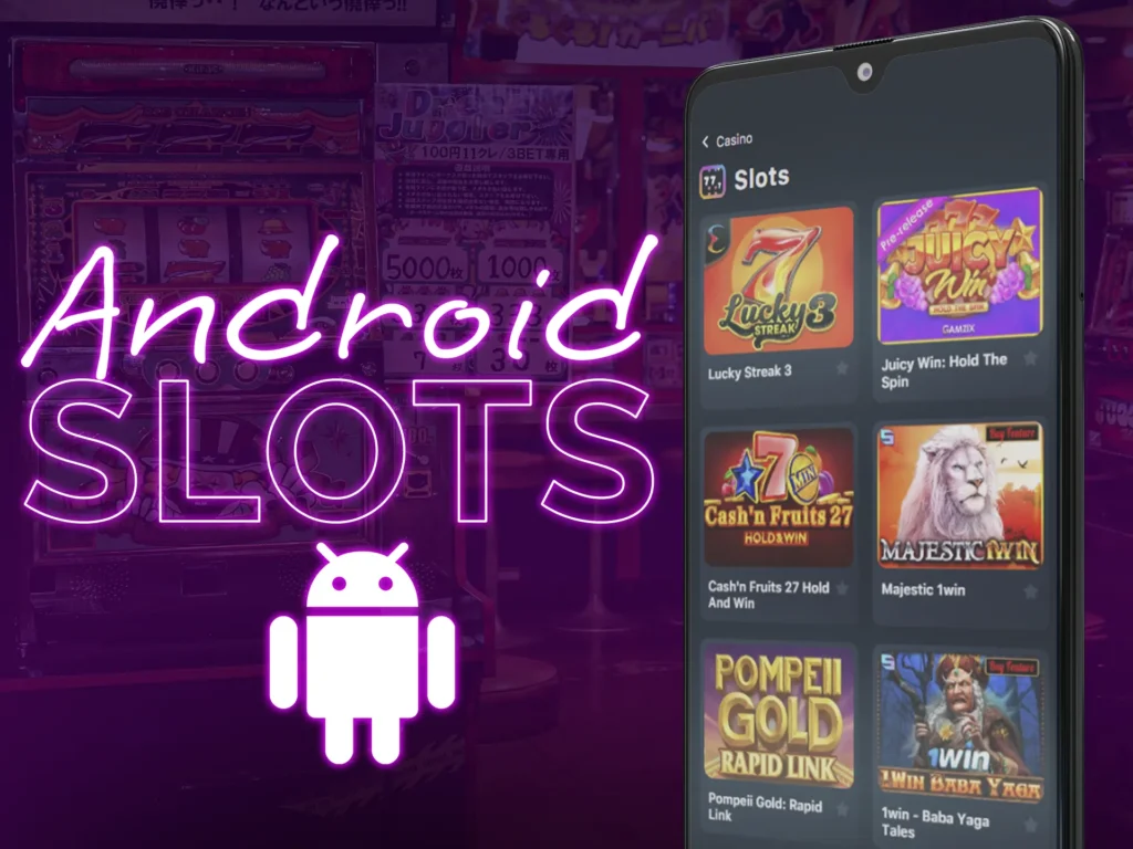 Download the casino mobile app or use the mobile version of the site on your Android device.