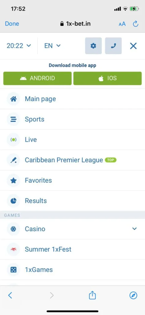 Go to the application download section.