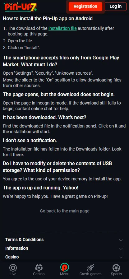 Go to the linkpage.