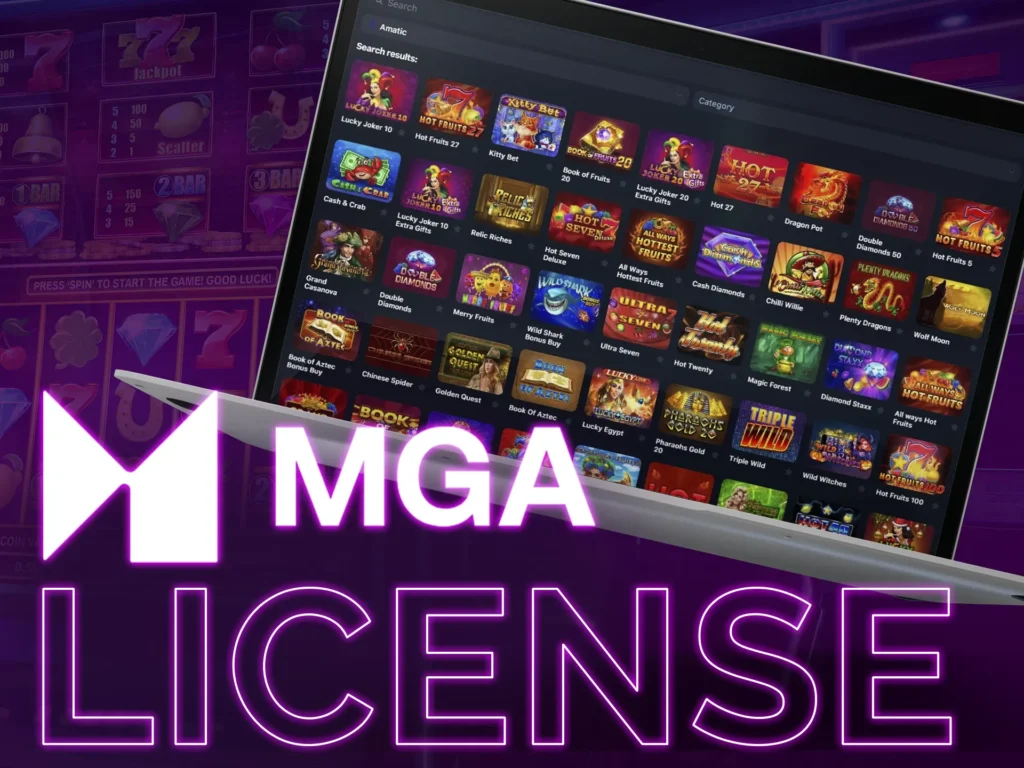 Amatic has a quality, safety, legality, with Malta license, verified casinos.