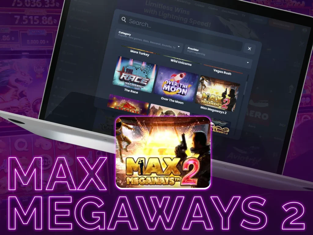 Max Megaways 2: Alice in Wonderland theme, 5 reels, high RTP.