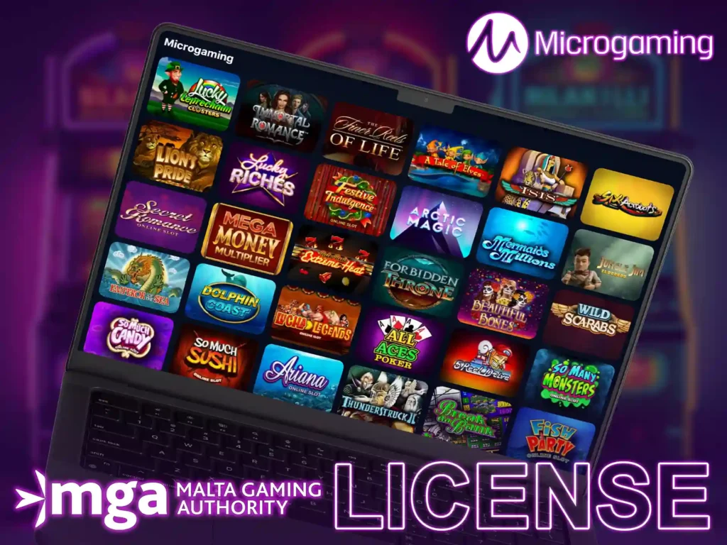 The Microgaming provider operates under a Malta license.