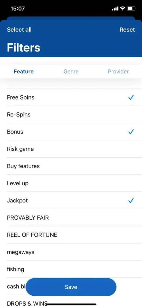 Set individual game settings that suit you.