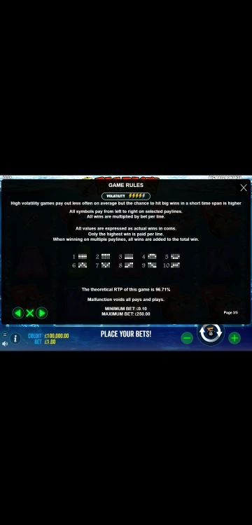 Big Bass Bonanza slot paylines.