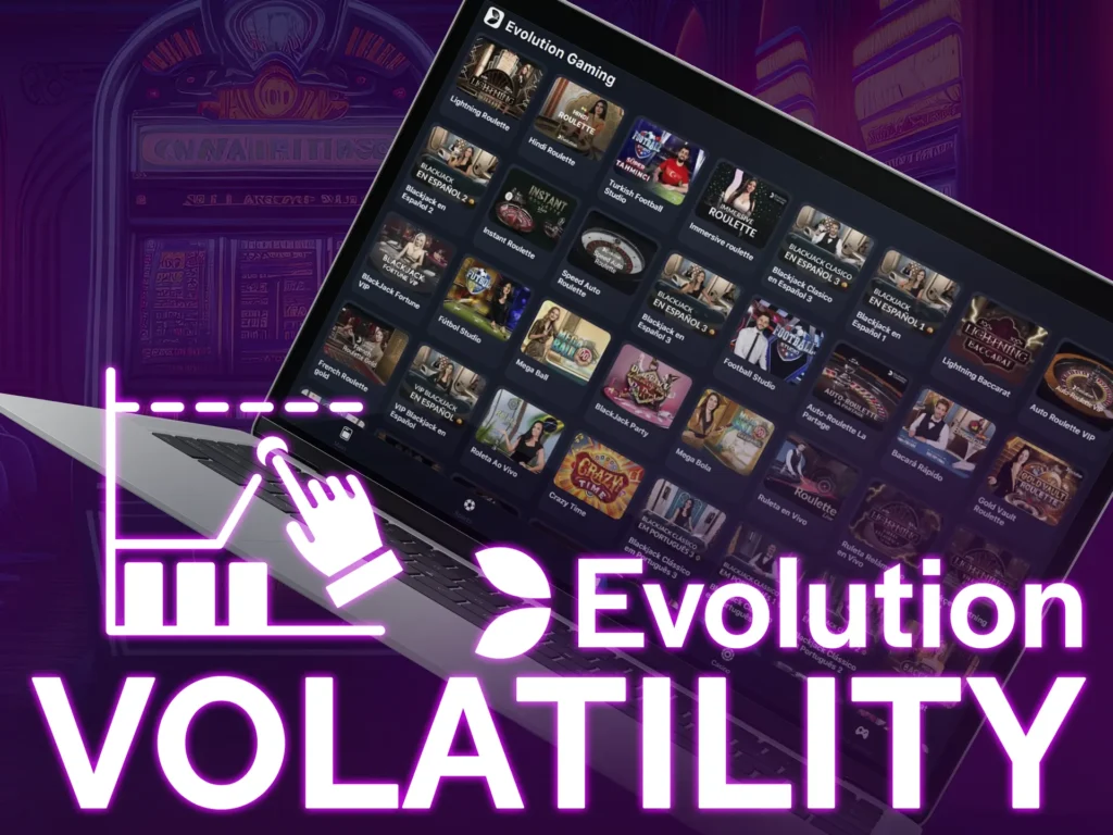 Evolution Gaming offers varied roulette versions with volatility based on gambling choices.
