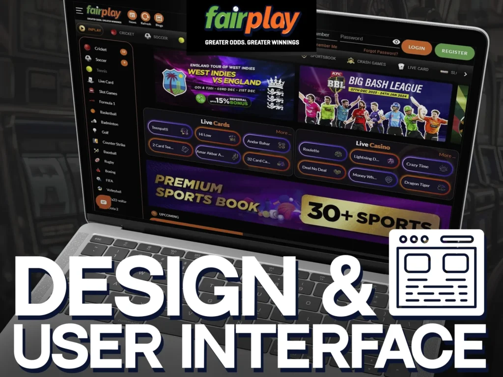 The Fairplay site offers easy navigation, attractive design and a large selection of slots.