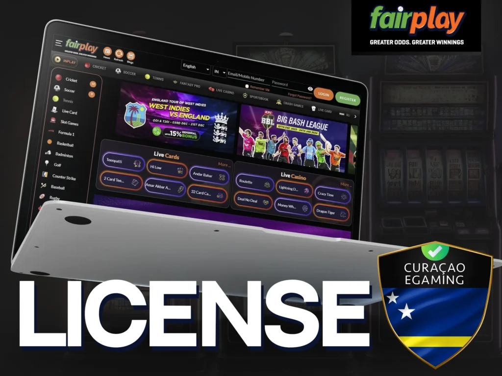 Fairplay is working under Curacao license.