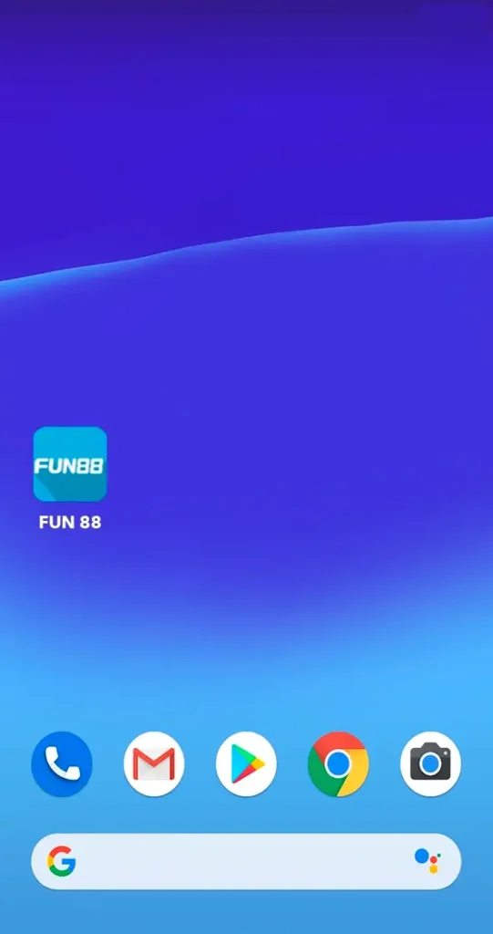 Finish installing Fun88 on your android device and start playing.