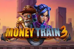 Play a Money Train 3 steampunk-style slot game.