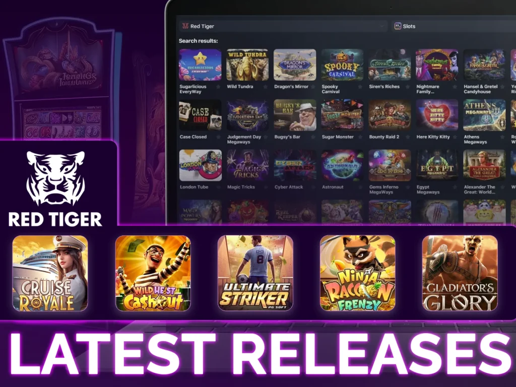 Red Tiger recent releases feature exciting gameplay and unique bonuses.