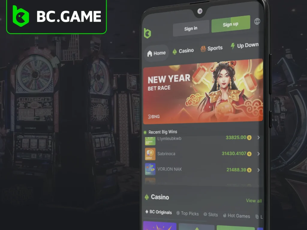 Access BC Game mobile website for convenient gambling.