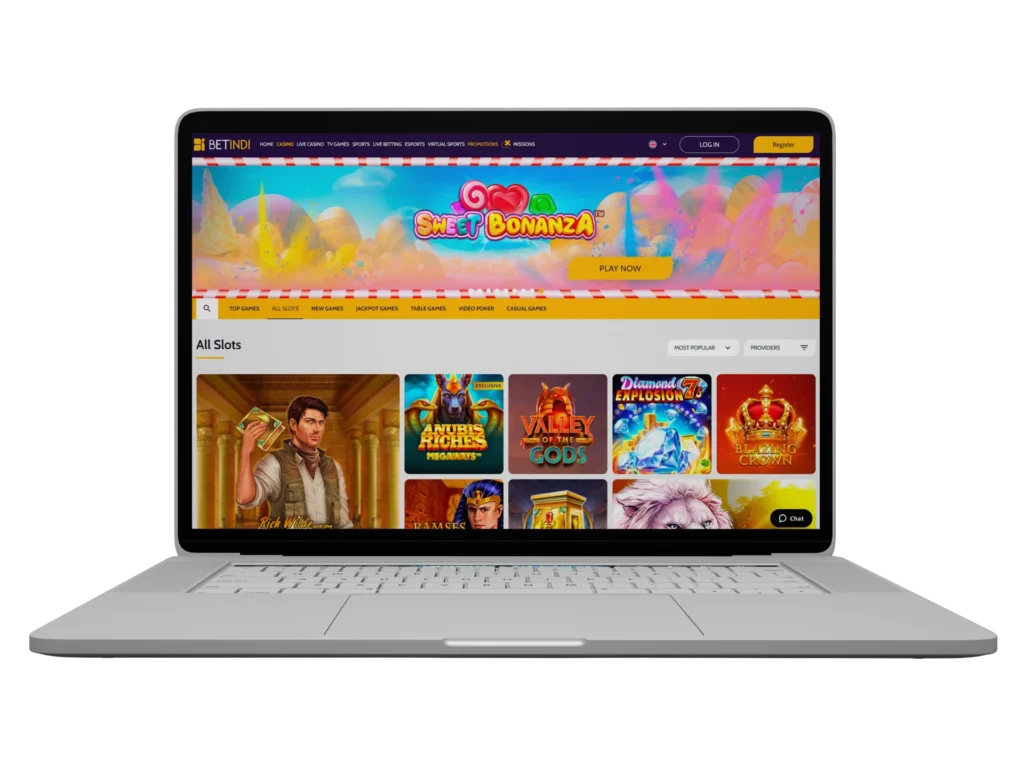 Play exciting slots at Betindi Casino.
