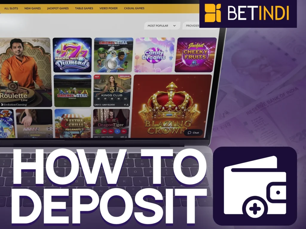 Deposit funds easily at Betindi.