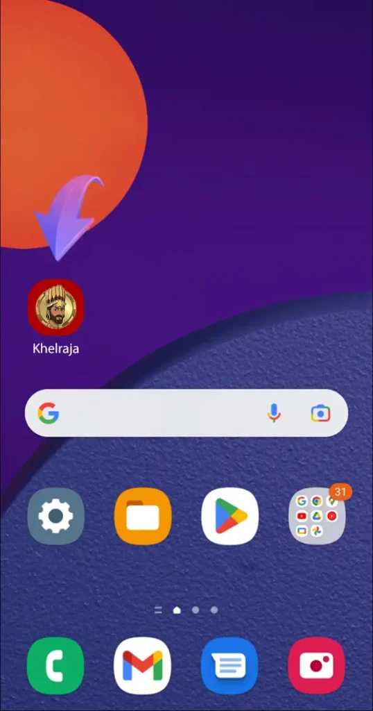 Launch the Khelraja app from your desktop and enjoy the emotions.