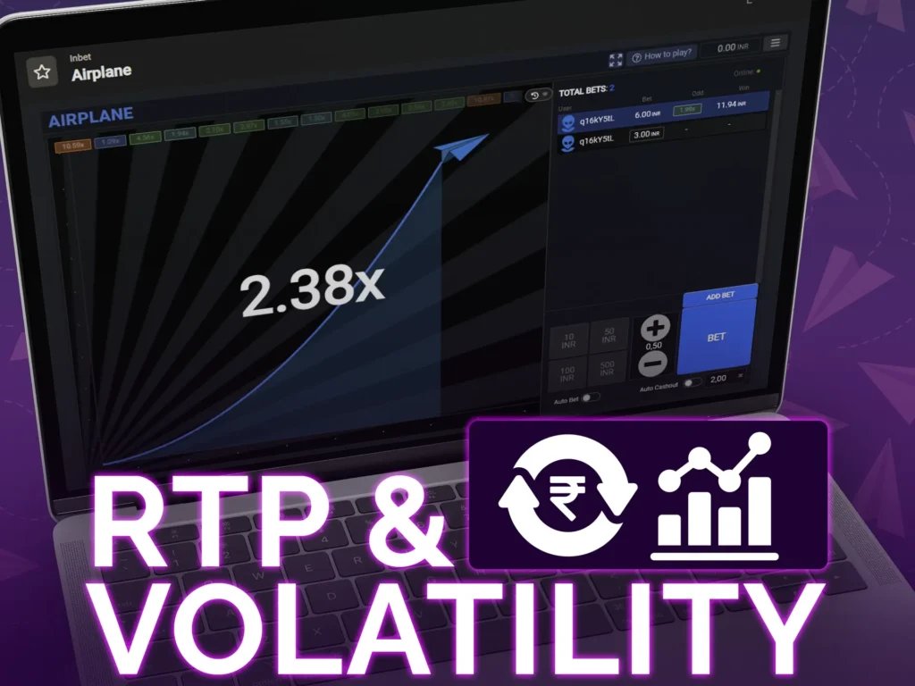 Airplane game's RTP and volatility add mystery and excitement.