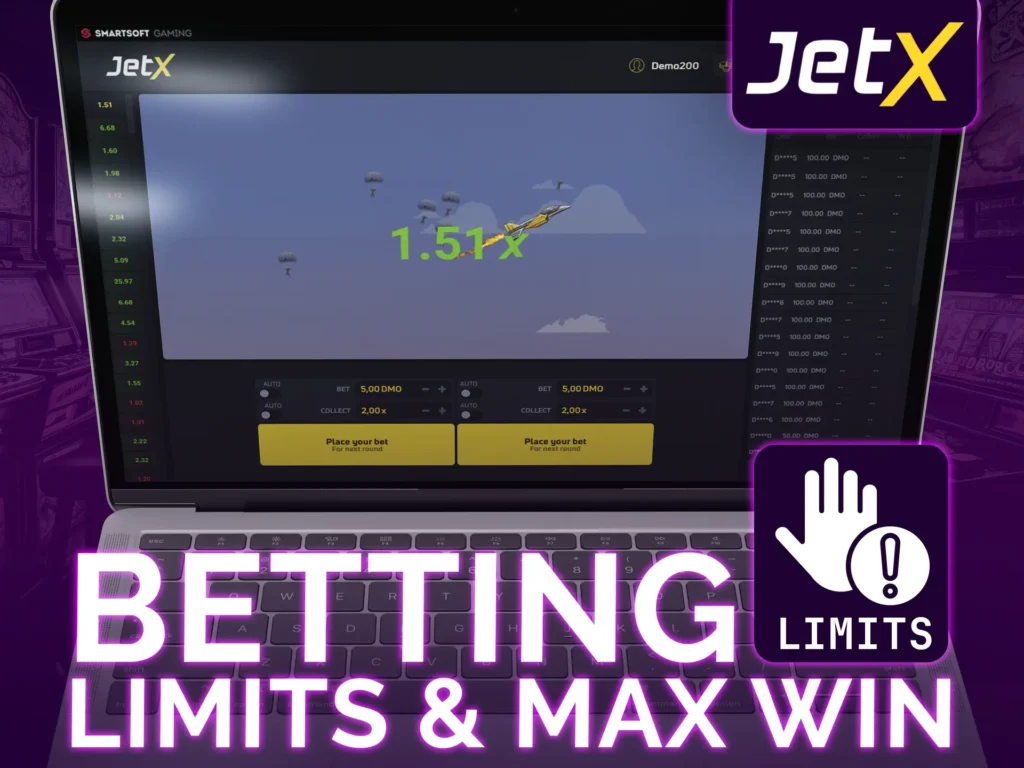 Try to get the maximum win in the Jet X game.