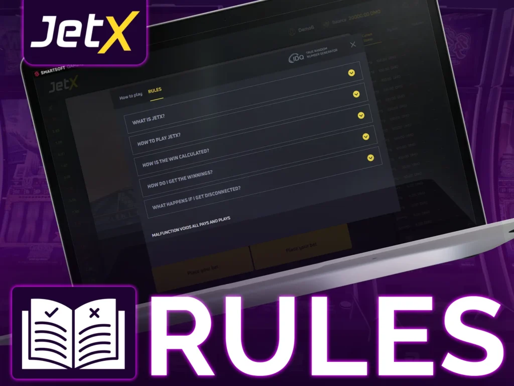 Jet X game is easy to understand and play.