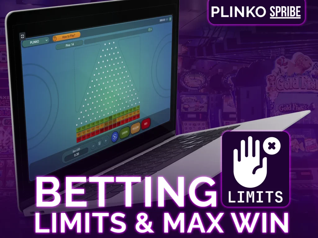 Find out the limits of the Plinko game and how much you can win.