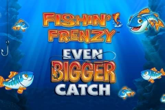 Catch fish in the Fishin’ Frenzy Even Bigger Catch slot and win.
