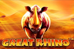 Join the winning race in the Great Rhino slot.
