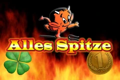 Alles Spitze is a slot about a little devil and hell.