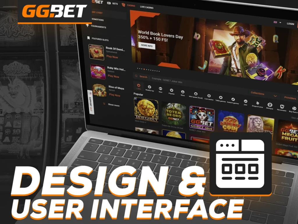 You can enjoy a new gambling experience thanks to the modern interface of the GG Bet.