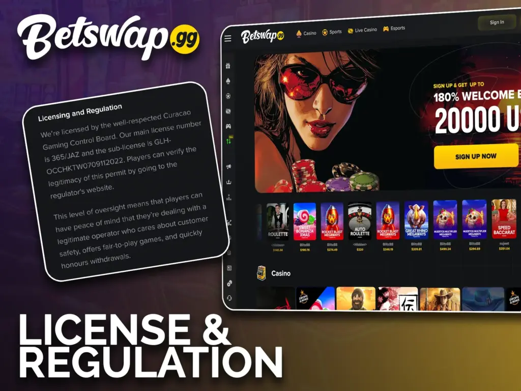 Betswap casino is a certified and reliable choice for online gaming.