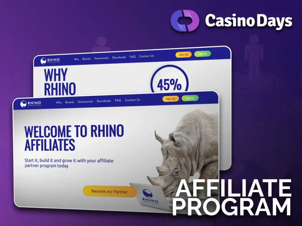 Start earning with Casino Days affiliate program.