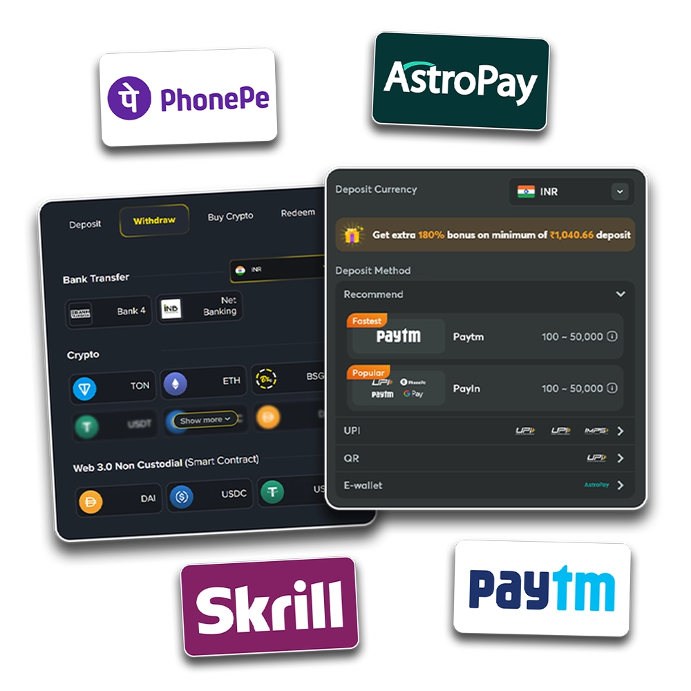 Discover fee-free, seamless payment options offered by Indian casinos and find the best methods and instructions.