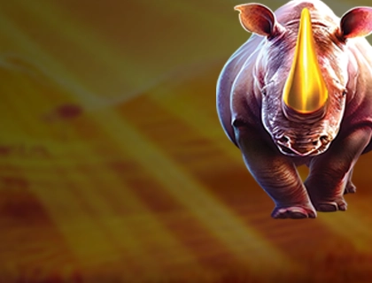 You will find big wins in the Great Rhino Megaways slot.