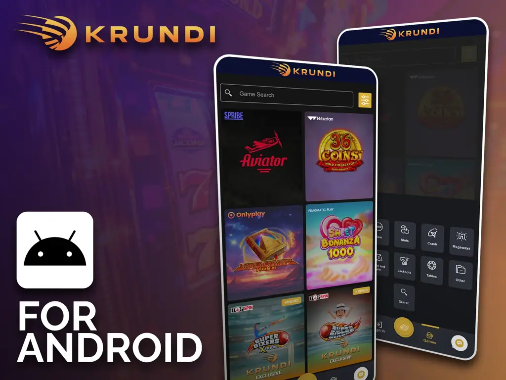 The Krundi app for Android will offer a user-friendly gaming experience.