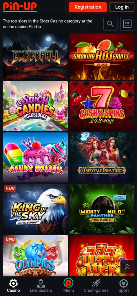 Discover the world of slots with Pin-Up.