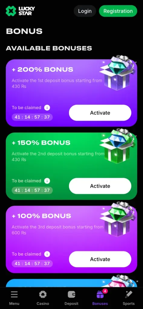 Explore Lucky Star promotions and enjoy extra rewards today.