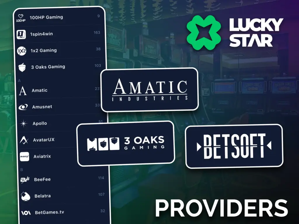 Join Lucky Star, browse games from leading providers and play instantly.